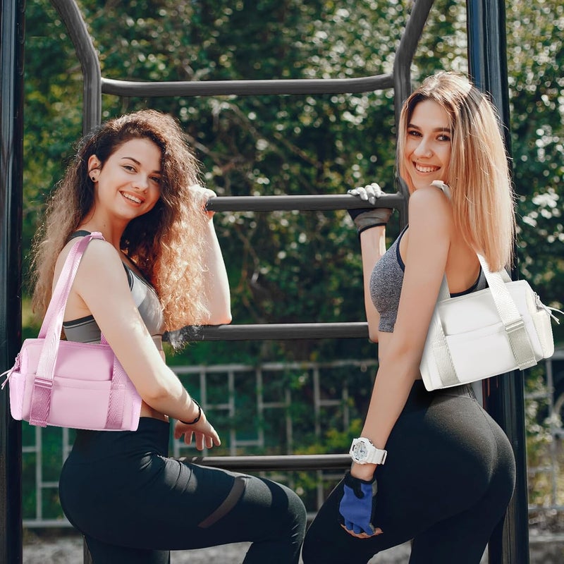 cysiyu حقيبة جيم صغيرة للنساء والفتيات حقيبة توت صغيرة مع قسم مبلل حقيبة سفر مقاومة للماء حقيبة رياضية لطيفة للتمارين - Image 2